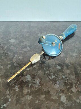 Stanley Handyman Hand Drill, Model H1214, Made In USA, Working